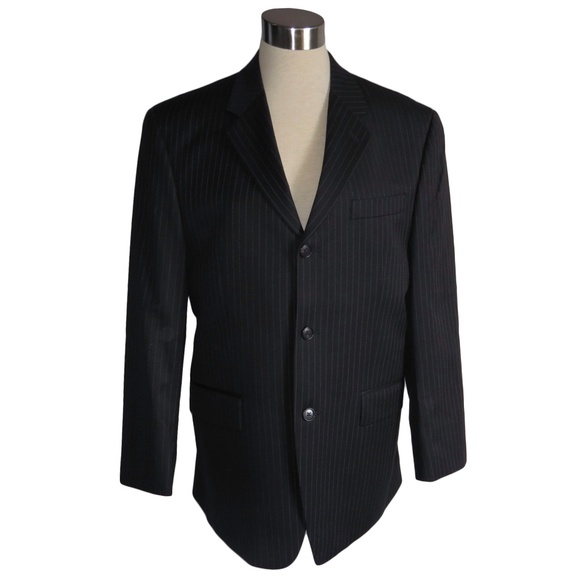 Calvin Klein Other - ⭐Calvin Klein Men’s 36S Brown Pinstripe Wool Sport